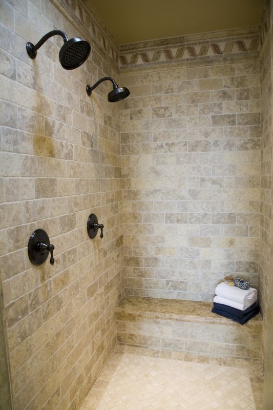 Modern Shower with Rain Head