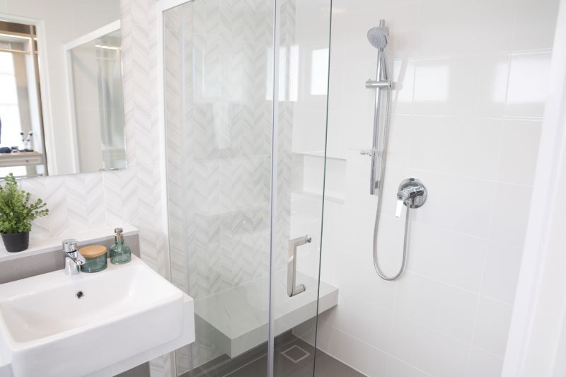 Contemporary Shower with Multiple Spray Heads